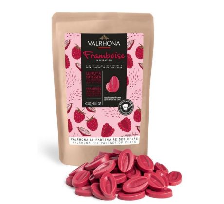 Valrhona INSPIRATION RASPBERRY ovocná čokoláda 36% 250g