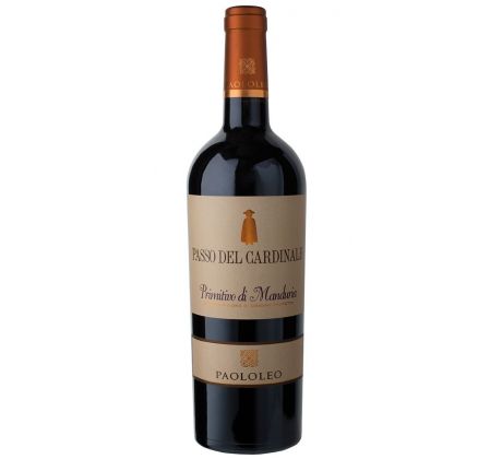 Cantine Paololeo Passo del Cardinale Primitivo di Manduria DOP 2023 14% 0,75l (čistá fľaša)