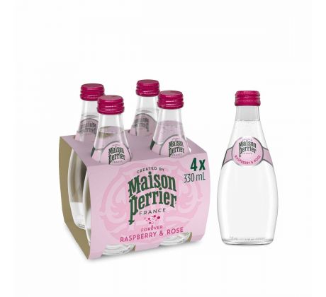 Maison Perrier Raspberry & Rose 4 x 330 ml