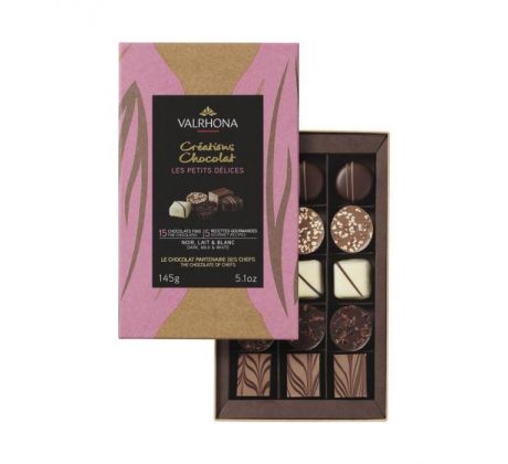 Valrhona bonboniéra 15 Petits Délices 145g