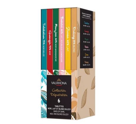 Valrhona kolekcia 6 tabuliek 420g