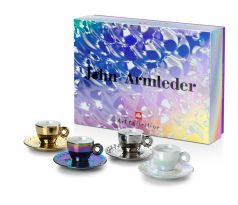 illy JOHN ARMLEDER kolekcia espresso šálok 4 ks