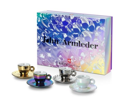 illy JOHN ARMLEDER kolekcia espresso šálok 4 ks