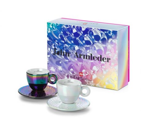 illy JOHN ARMLEDER kolekcia cappuccino šálok 2 ks