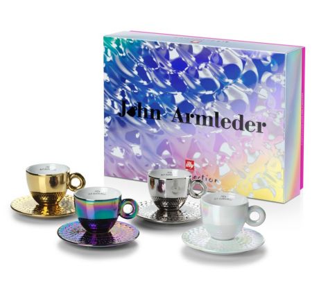 illy JOHN ARMLEDER kolekcia cappuccino šálok 4 ks