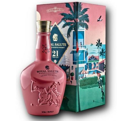 Chivas Royal Salute 21YO Miami Polo Edition 40% 0,7 l (kartón)