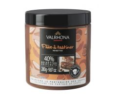 Valrhona čokoládovo-lieskovoriešková nátierka 280g