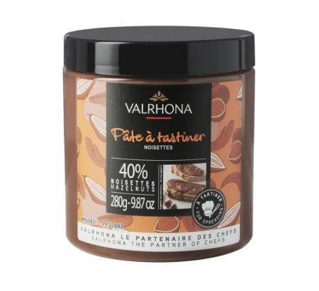 Valrhona čokoládovo-lieskovoriešková nátierka 280g