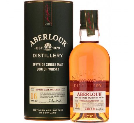 Aberlour 16YO DOUBLE CASK MATURED 40% 0,7l (tuba)