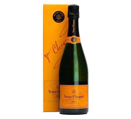 Veuve Clicquot Champagne Brut Réserve Cuvée Yellow Label 12% 0,75l (kartón)