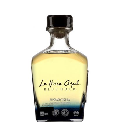 La Hora Azul Blue Hour Tequila Reposado 100% de Agave 40% 0,7 l (čistá fľaša)