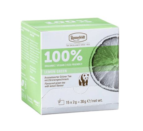 100% Ronnefeldt Lemon Green 15 x 2g