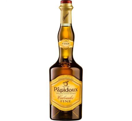 Pâpidoux Calvados Fine 40% 0,7 l (čistá fľaša)