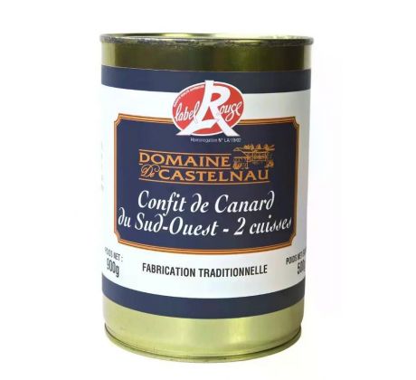 Domaine de Castelnau Konfitované kačacie stehná Label Rouge 2 ks 900g plech