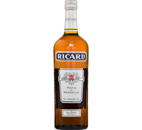 Ricard Pastis 45% 1,0 l (čistá fľaša)