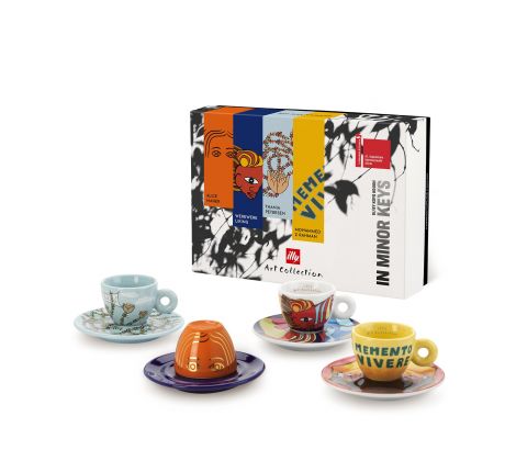 illy BIENNALE ARTE 2026 kolekcia espresso šálok 4 ks