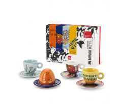 illy BIENNALE ARTE 2026 kolekcia cappuccino šálok 4 ks