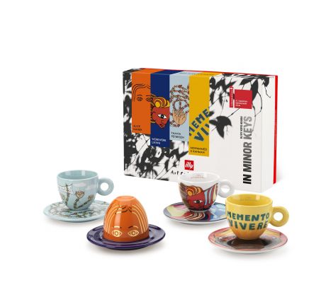 illy BIENNALE ARTE 2026 kolekcia cappuccino šálok 4 ks