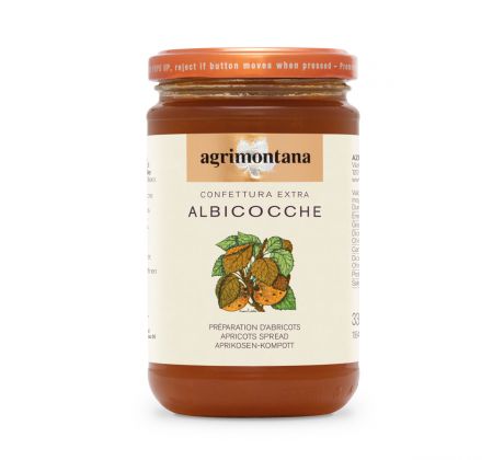 Agrimontana extra džem marhuľa 72% 330g